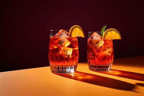 Glass cocktail negroni spritz. AI | Free Photo - rawpixel