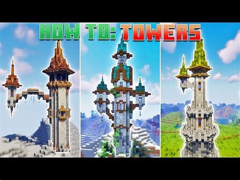 5 best tower blueprints for building in Minecraft