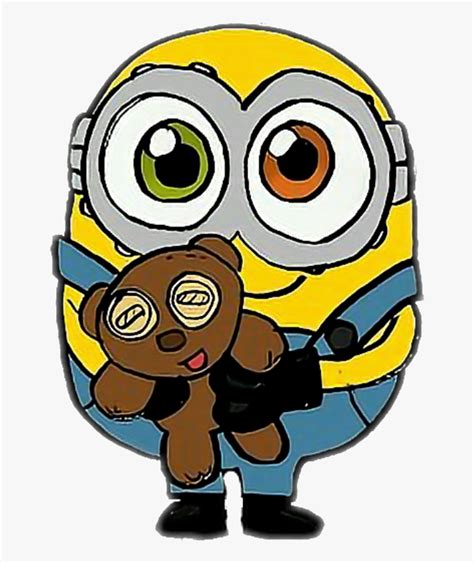 Minion Clipart Picsart Cute Easy Drawings By Transparent Cute Minion ...