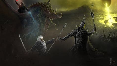 Gandalf Vs Sauon Wallpapers - Wallpaper Cave