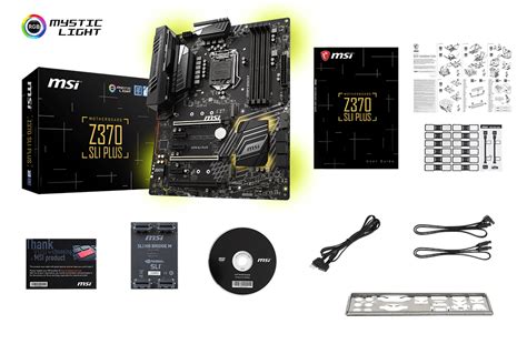 MSI Z370 SLI PLUS box content