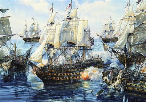 The Battle of Trafalgar, October 21st 1805.