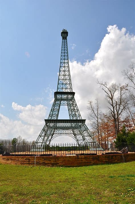 Paris, TN - Eiffel Tower replica; At 60 feet tall, the tower is a ...