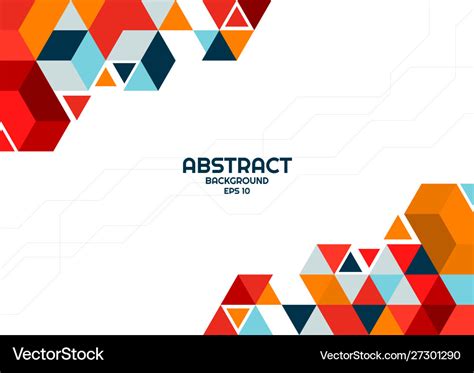 Abstract geometric background modern shape design Vector Image