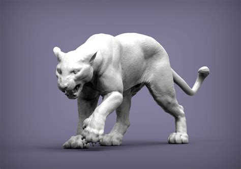 3D file panther 3D print model 🗿 ・Model to download and 3D print・Cults