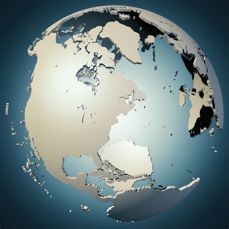 earth continents globe 3D Model by GOGITA | 3DOcean