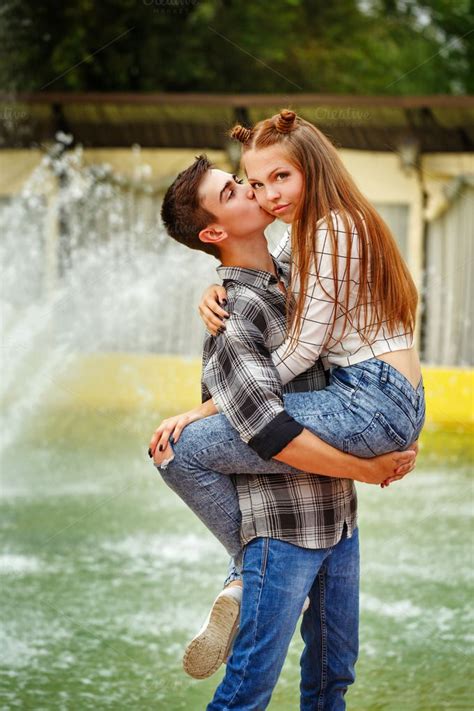 Pin on Couple in love. Stock Photo