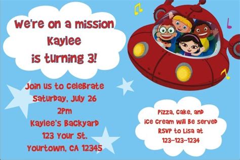 Little Einsteins Invitations Personalized Party Invites