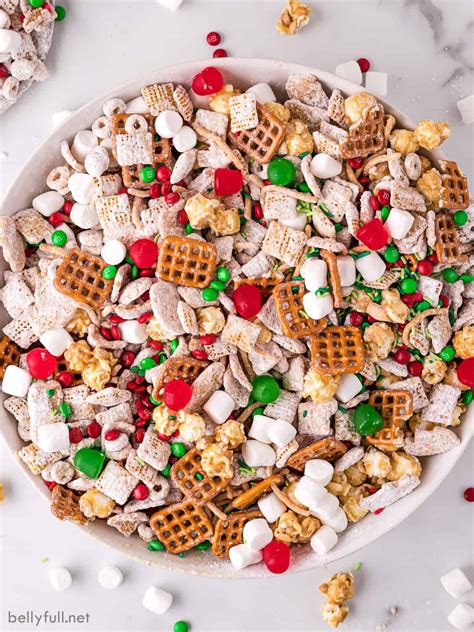 Christmas Chex Mix Recipe - Belly Full