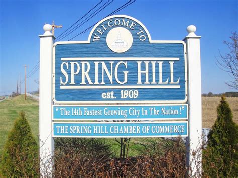 Geographically Yours Welcome: Spring Hill, Tennessee