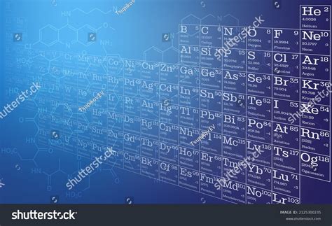 Background Chemistry Presentation Chemical Elements Perspective Stock ...