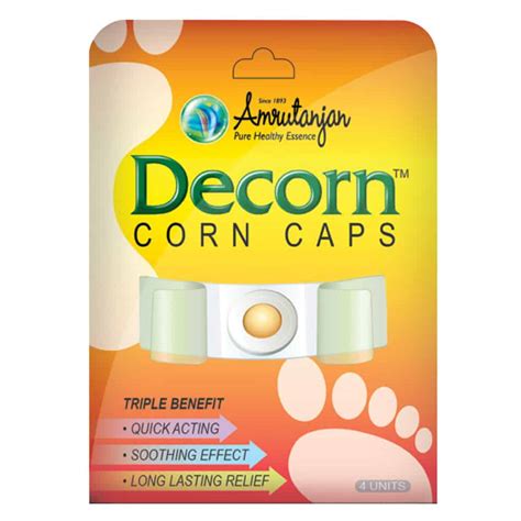 Buy Amrutanjan Decorn Corn Caps in Delhi, India at healthwithherbal