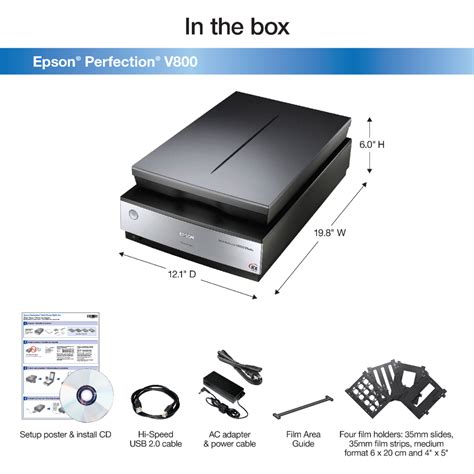 Epson Perfection V800 Photo Color Scanner Gray V800 - Best Buy