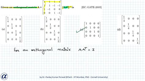 Orthogonale Matrix