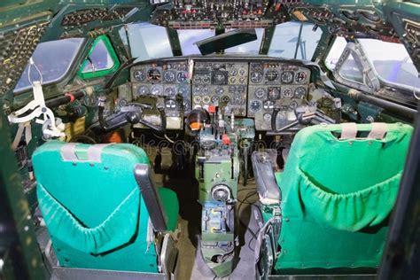 Lockheed Constellation Cockpit Editorial Stock Image - Image of holiday ...