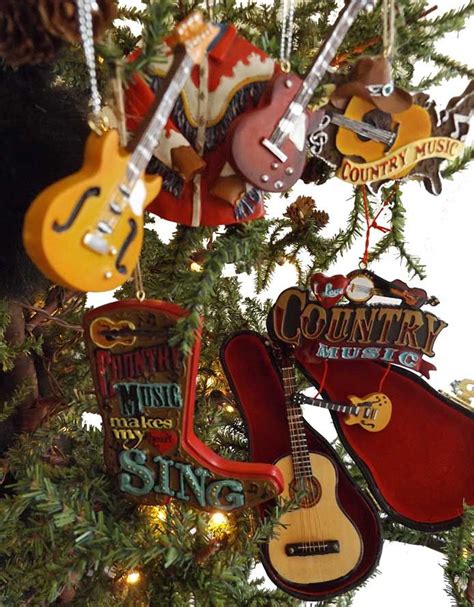 Country music Christmas ornaments make a very festive tree | Music ...