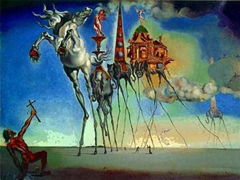 Salvador Dali Elephant aus der Versuchung des heiligen Antonius - Dali ...