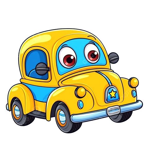 Cute Car Cartoon Illustration, Car Clipart, Cute Clipart, Cartoon ...