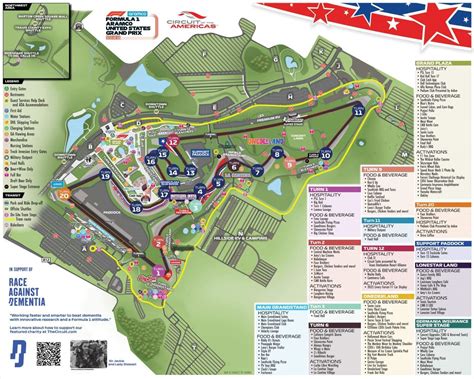 Detailed map of Austin track showing all facilities and track layout ...