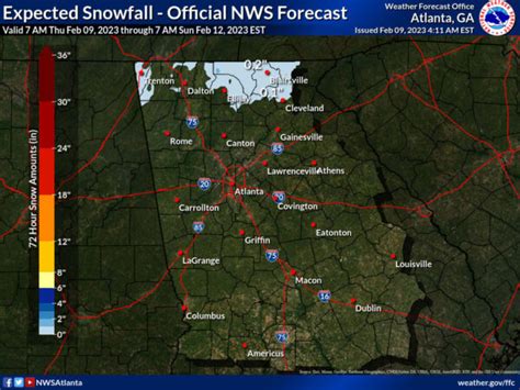 Some Rain, Possibly Snow In North Georgia Weather Forecast - WRWH