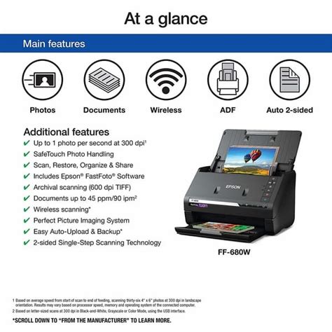 Review Epson FastFoto FF-680W Wireless Photo and Document Scanning