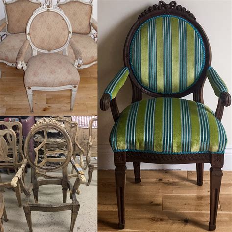 My Louis XVI chair before, during and after restoration. | Louis chairs ...