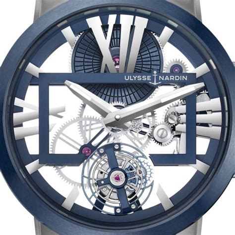 Ulysse Nardin Executive Skeleton Tourbillon Blue - Your Watch Hub