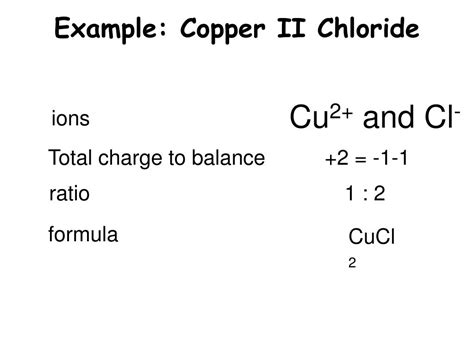 Copper Ii Charge