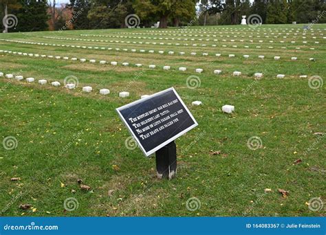 Gettysburg National Cemetery Stock Image - Image of rest, abraham ...