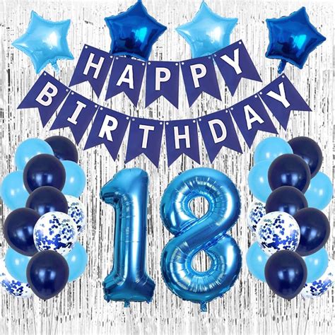 Amazon.com: 18th birthday decorations for boys