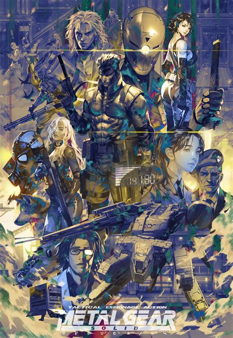 #1190189 video game art, Metal Gear Solid, artwork, fantasy art - Rare ...