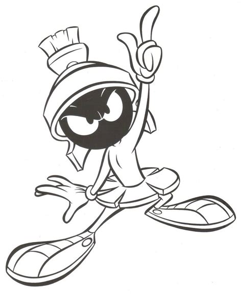 looney tunes marvin the martian | Cartoon drawings, Cartoon art, Marvin ...