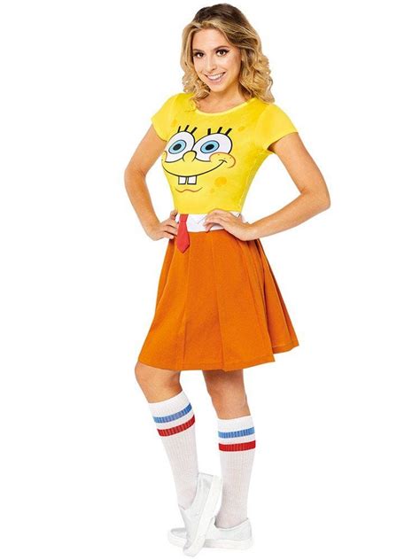 Spongebob Dress - Adult Costume | Party Delights