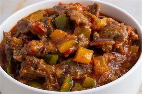 Spicy Stewed Gizzard - Nigerian Style · eat well abi