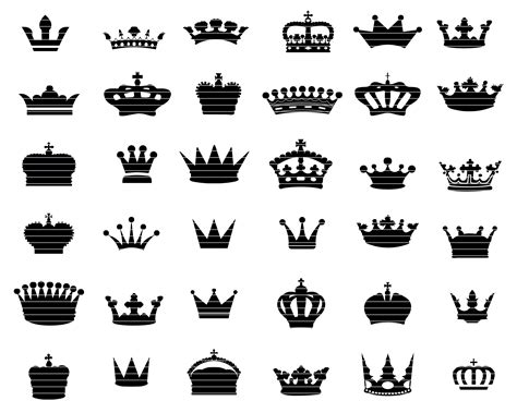 Crown Svg Bundle Queen Crown Svg King Crown Crown Vector | Etsy