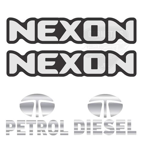 CarMetics NEXON Vinyl Stickers Decals for TATA NEXON Door Mouldings ...