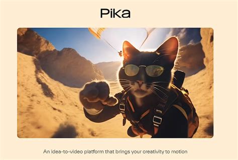 Pika 1. AI Video Clip Animation And Development System Launches