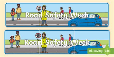 Road Safety Week Display Banner (teacher made)