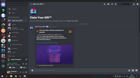 "Claim your nitro" bot scam – Discord