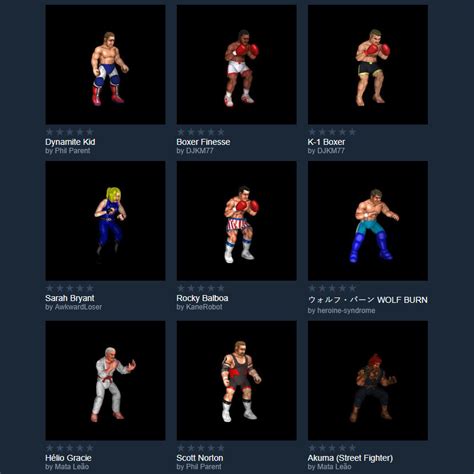 Fire Pro Wrestling World Roster Download