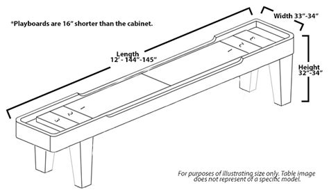 Shuffleboard Table Dimensions - A Complete Guide