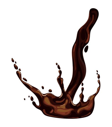 splash coffee on white background 10507566 Vector Art at Vecteezy