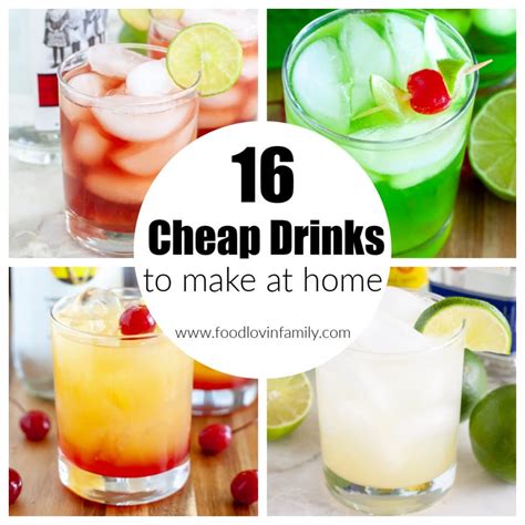 16 Cheap Drinks To Try At Home - Food Lovin Family