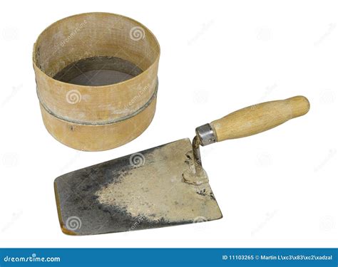 Bricklayer tools stock image. Image of apparatus, sieve - 11103265