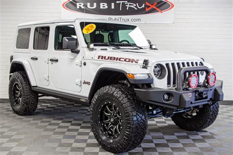 White Lifted Jeep Wrangler