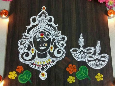 9 Special Navratri Rangoli Designs for Dussehra 2024