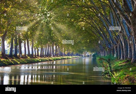 France, Beziers City, Canal du Midi, unesco Stock Photo - Alamy