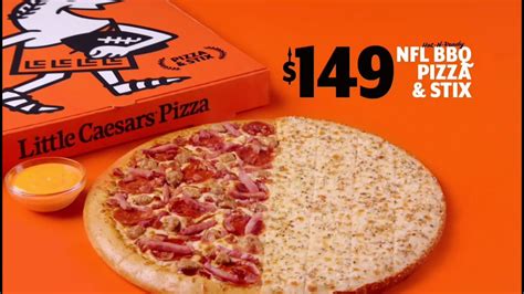 LITTLE CAESARS - NFL BBQ Pizza & Stix (2021) - YouTube