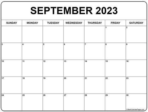 September 2023 calendar | free printable calendars