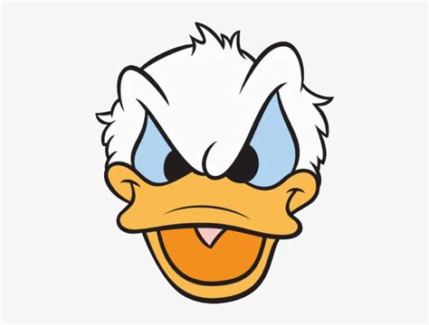 Donald Duck Clipart Mad - Donald Duck Angry Face - Free Transparent PNG ...